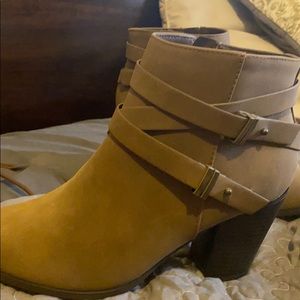 Charlotte Russ Double buckle Ankle Boots